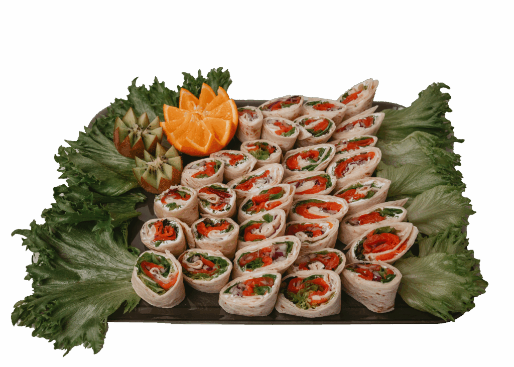 serveringsfat med lefserull